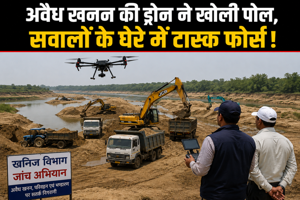 CG: कोरबा में प्रतिबंध के बाद भी बेखौफ खनन माफिया, ड्रोन ने खोली पोल….सवालों के घेरे में टास्क फोर्स !