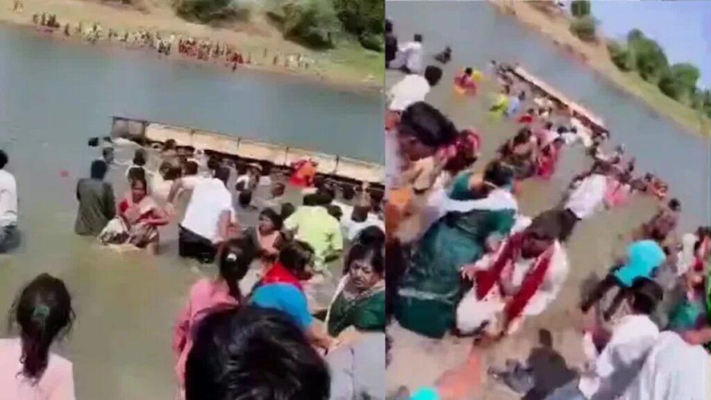 BREAKING NEWS : 35 यात्रियों को लेकर जा रही नाव हादसे का शिकार, एक महिला ने गंवाई जान