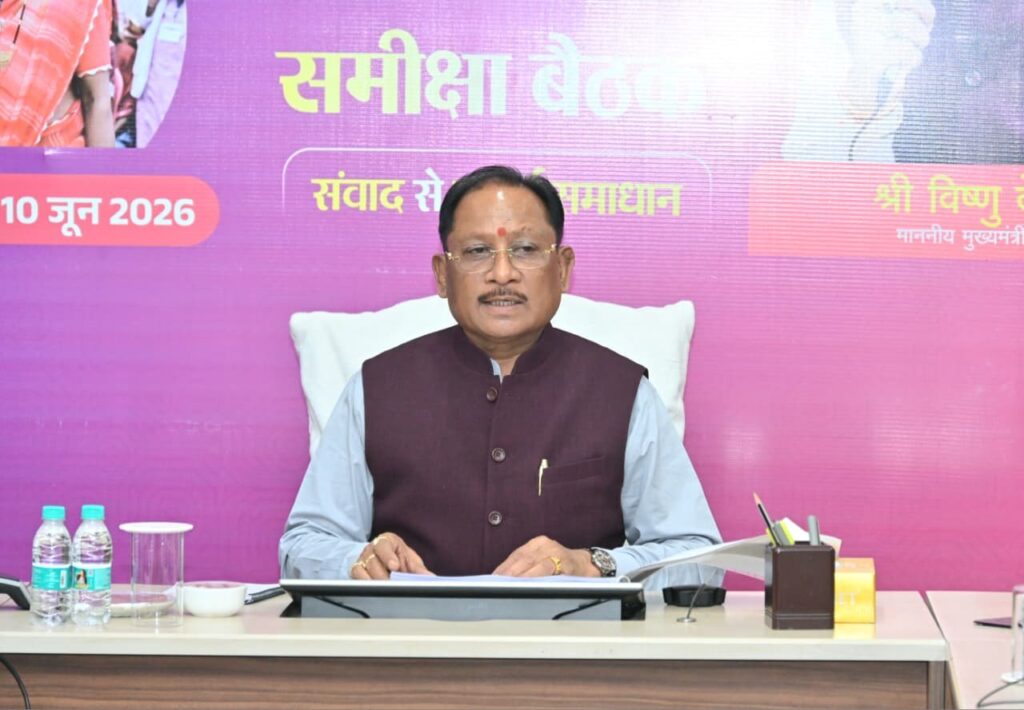 प्रधानमंत्री श्री नरेन्द्र मोदी के नेतृत्व के 12 वर्ष पूर्ण होने पर मुख्यमंत्री श्री विष्णु देव साय ने दी बधाई और शुभकामनाएं.