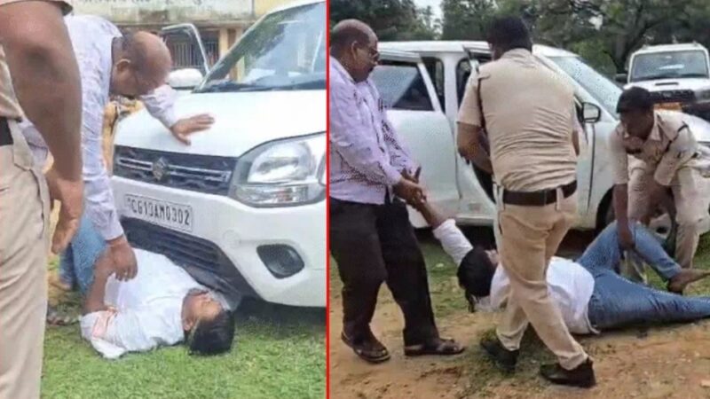 Video: स्कूलों में बंट रहीं साइकिलों की क्वालिटी पर पूर्व BJYM अध्यक्ष ने उठाये सवाल, स्कूल कैंपस में दिया धरना….पुलिस घसीटकर ले गयी !